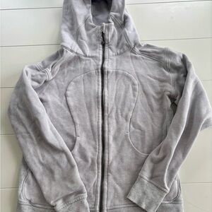 Lululemon scuba full zip gray Hoodie